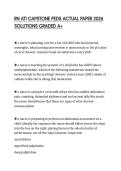 RN ATI CAPSTONE PEDS ACTUAL PAPER 2026 SOLUTIONS GRADED A&plus;