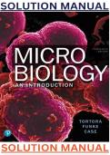 SOLUTIONS MANUAL for Microbiology An Introduction&comma; 13th Edition &lpar;Global Edition&rpar; by Gerard Tortora&comma; Berdell Funke & Christine Case