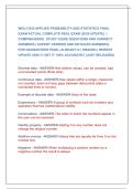 WGU C955 APPLIED PROBABILITY AND STATISTICS FINAL  EXAM ACTUAL COMPLETE REAL EXAM &lpar;2026 UPDATE&rpar;  &vert;  COMPREHESIVE  STUDY GUIDE QUESTIONS AND CORRECT  ANSWERS &lpar; EXPERT VERIFIED AND DETAILED ANSWERS&rpar;  FOR QUARANTEED PASS &vert; ALREADY A&plus; GRADED &vert; NEWEST  UPDATE 