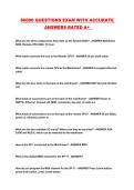 S6000 QUESTIONS EXAM WITH ACCURATE ANSWERS RATED A&plus; 
