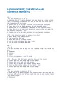 6 &lpar;OBGYN&sol;PEDS&rpar; QUESTIONS AND CORRECT ANSWERS