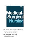 OpenStax Medical-Surgical Nursing Comprehensive Test Bank with Answers