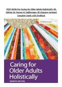 Test Bank For Caring for Older Adults Holistically Eighth Edition by Tamara R&period; Dahlkemper MSN RN &vert;&vert;ISBN&colon;9781719647588
