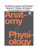 Test Bank for Anatomy and Physiology Openstax 2 nd Edition All Chapters Covered Brand New Version&excl;&period;