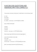 AUXCOM 2026 Practice Exam &ndash; Correct Questions and Answers with Detailed Explanations