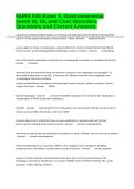 NURS 535 Exam 3&comma; Gastrointestinal &lpar;week 9&rpar;&comma; GI&comma; and Liver Disorders Questions and Correct Answers&period;