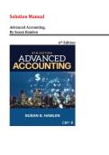 Solution Manual for Advanced Accounting&comma; 6th Edition by Susan Hamlen&vert; All Chapters&vert; LATEST SOLUTIONS A&plus;