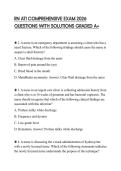 RN ATI COMPREHENSIVE EXAM 2026 QUESTIONS WITH SOLUTIONS GRADED A&plus;