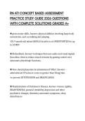RN ATI CONCEPT BASED ASSESSMENT PRACTICE STUDY GUIDE 2026 QUESTIONS WITH COMPLETE SOLUTIONS GRADED A&plus;
