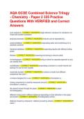 Master AQA GCSE Chemistry Paper 2 &vert; 335 Practice Questions & Answers