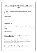 NASCLA Test 1 Questions And Answers - 100&percnt; Correct - 2026