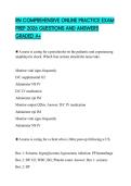 RN COMPREHENSIVE ONLINE PRACTICE EXAM PREP 2026 QUESTIONS AND ANSWERS GRADED A&plus;