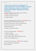 CCEP EXAM&vert;&vert; ACCURATE AND FREQUENTLY TESTED QUESTIONS AND 100&percnt; CORRECT ANSWERS WITH RATIONALES&vert;&vert; LATEST AND COMPLETE UPDATE WITH EXPERT VERIFIED SOLUTIONS&vert;&vert; SURE PASS&excl;&excl;