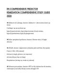 RN COMPREHENSIVE PREDICTOR REMEDIATION COMPREHENSIVE STUDY GUIDE 2026