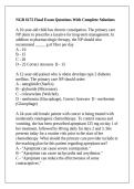 NGR 6172 University Of Florida -NGR 6172 Final Exam Questions With Complete Solutions&period;