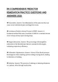 RN COMPREHENSIVE PREDICTOR REMEDIATION PRACTICE QUESTIONS AND ANSWERS 2026