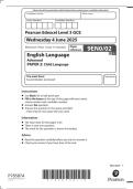 Pearson Edexcel A Level English Literature 9EN0&sol;02 Paper 2 June 2025 Question Paper &lpar;QP&rpar;