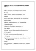 Module 4A&colon; GI&sol;GU&comma; CSA &num;4 Questions With Complete Solutions