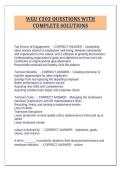 WGU C202 QUESTIONS WITH COMPLETE SOLUTIONS