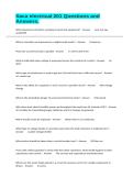 Saca electrical 201 Questions and Answers&period;