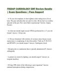 FISDAP CARDIOLOGY EMT Review Bundle &vert; Exam Questions &vert; Pass Support
