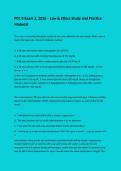PCC II Exam 3&comma; 2026 &ndash; Law & Ethics Study and Practice Material