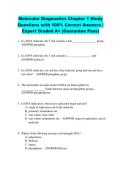 Molecular Diagnostics Chapter 1 Study  Questions with 100&percnt; Correct Answers &vert;  Expert Graded A&plus; &lpar;Guarantee Pass&rpar;