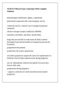 NGR 6172 Pharm Exam 2 Questions With Complete Solutions