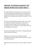 SERVSAFE 7TH EDITION DIAGNOSTIC TEST BUNDLED REVIEW 2026 SOLVED ITEMS A&plus;