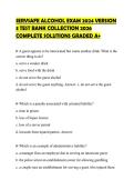 SERVSAFE ALCOHOL EXAM 2024 VERSION 3 TEST BANK COLLECTION 2026 COMPLETE SOLUTIONS GRADED A&plus;