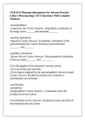 NGR 6172 Pharmacotherapeutics for Advance Practice Lehne's Pharmacology CH 13 Questions With Complete Solutions