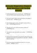 Molecular Diagnostics Chapter 3  Study Questions with Verified  Answers