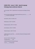 COMD 3700 &ndash; Lesson 7&comma; 2026 &ndash; Speech-Language Pathology Study and Review Material