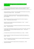 NUR-635 Pregnancy Questions And Answers&period;