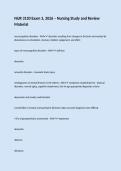 NUR 3120 Exam 3&comma; 2026 &ndash; Nursing Study and Review Material