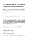 SFPC SPED PRACTICE TEST V2 ACTUAL PAPER 2026 QUESTIONS SOLUTIONS GRADED A&plus;