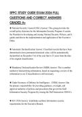SFPC STUDY GUIDE EXAM 2026 FULL QUESTIONS AND CORRECT ANSWERS GRADED A&plus;