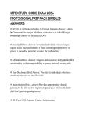 SFPC STUDY GUIDE EXAM 2026 PROFESSIONAL PREP PACK BUNDLED ANSWERS