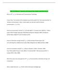 CMN 170V Midterm &vert; Questions and Answers&vert; New Update