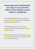NR503 Final Exam by Chamberlain &vert; Latest 2025 Complete Actual Exam with Correct Verified Answers &vert; Epidemiology & Population Health Nursing &vert; Graded A&plus; Brand New