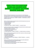 CSMLS PRACTICE QUESTIONS EXAMS AND ANSWERS WITH  CORRECT  ACCURATE  SOLUTIONS UPDATED  2025&sol; 2026