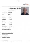 Completed Simucase&colon; Rob- Assessment &lpar;SLP&rpar; Rob is 65-year-old with a medical diagnosis of Parkinson's disease&period; &vert; Assessment Results -  Score 99&percnt;&period;