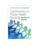 Test Bank &ndash; Community & Public Health Nursing&colon; Evidence for Practice&comma; 4th Edition by DeMarco & Walsh