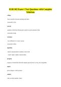 EGR 102 Exam 1 Test Questions with Complete Solutions