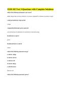 EGR 102  EXAMS BUNDLE ALL WITH CORRECT SOLUTIONS