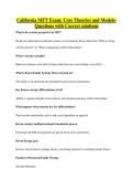 California MFT Exam&colon; Core Theories and Models- Questions with Correct solutions