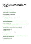 SGU MSK COMPREHENSIVE SOLUTION 2026 QUESTIONS WITH SOLUTIONS GRADED A&plus;