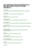 SGU MSK PRACTICE QUESTIONS FULL 2026 QUESTIONS WITH ANSWERS GRADED A&plus;