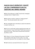 SHADOW HEALTH RESPIRATORY CONCEPT LAB 2026 COMPREHENSIVE EXAM FULL QUESTIONS AND VERIFIED ANSWERS