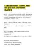 SI CHEN EXAM 1 MBA 706 EXAM SCRIPT 2026 QUESTIONS AND VERIFIED SOLUTIONS